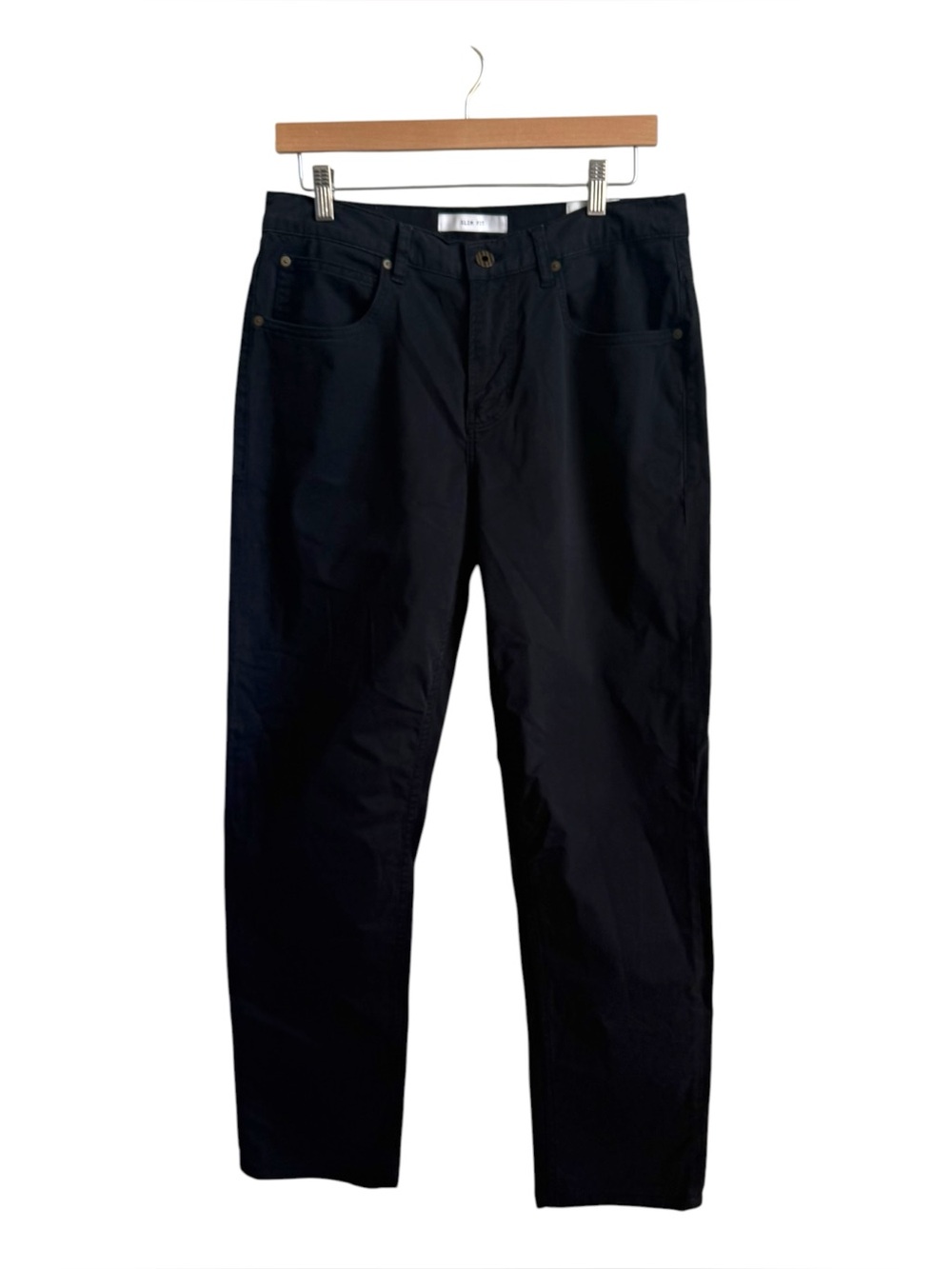 Billy Reid Men's Slim Fit Black Jeans 34x32 Stretch 5 Pocket Denim